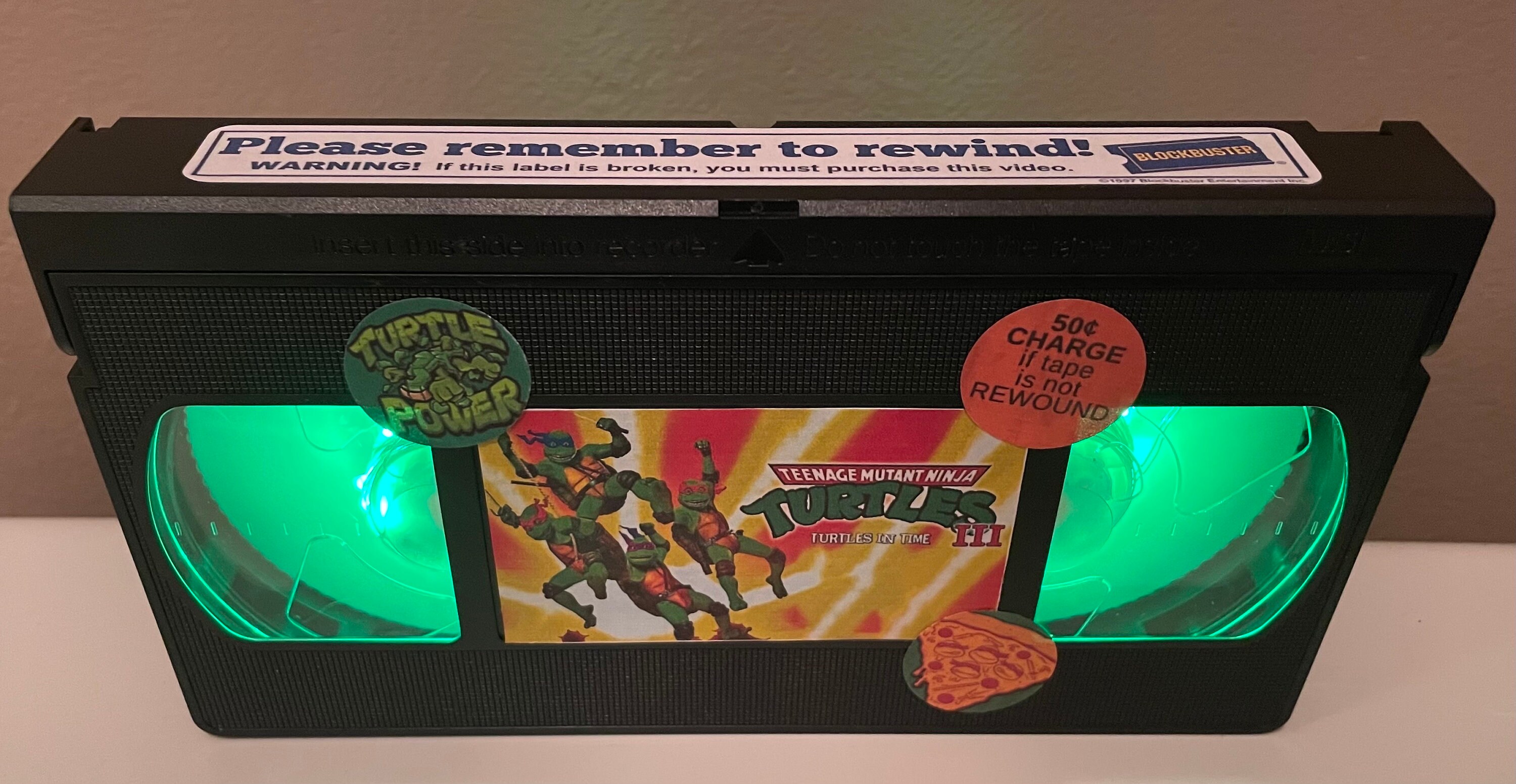 Custom Made VHS Lamp Retro VHS Light VHS Nightlightcustom Etsy