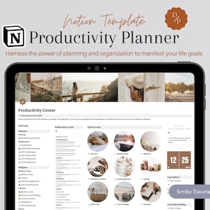 Updated! 2025 Life Planner, Notion Template, Life Planner, All In One, Notion Dashboard, Wellness, Fitness, Meal Planning, Manifestation