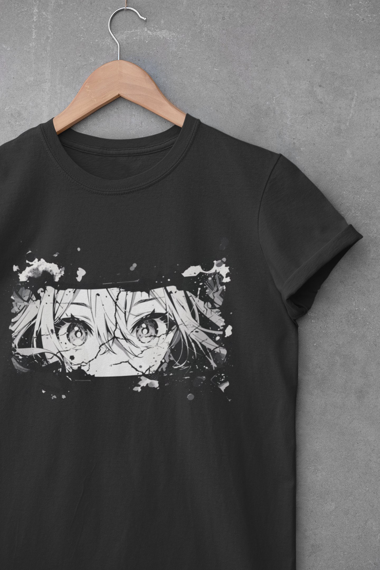 Punk Rock Gothic Girl Band Vintage Anime Oversized T-Shirt – Anime Crush