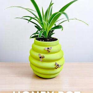 Honey Pot Swing Planter: Bee Garden Decor