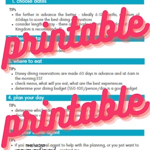 Magical Vacation Planning Checklist