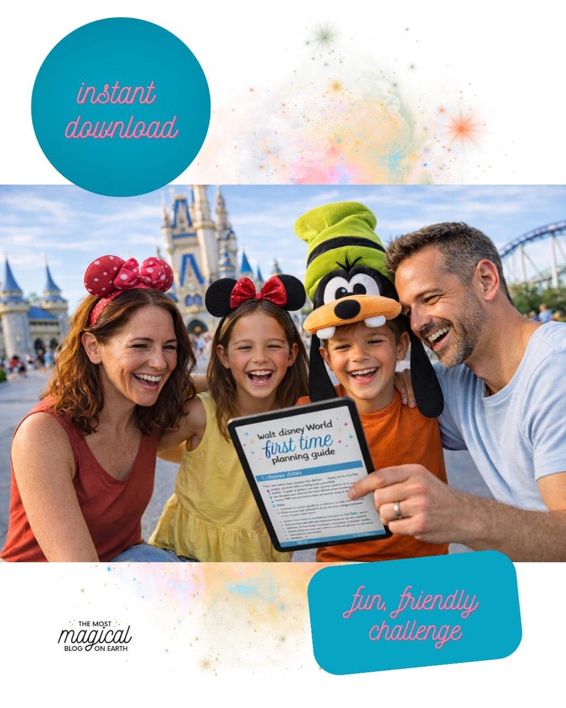Disney World First Time Visitor Guide Printable | WDW Beginner Planning ...