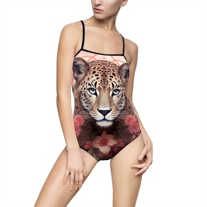 Cheetah Swimsuit, animal swimsuit, animal print, leopard print