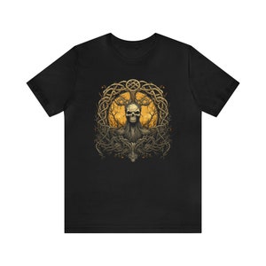 Halloween shirt, Halloween t-shirt, Samhain shirt clothing, Skull, Celtic Druds Samhain celebration