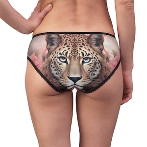  WorldGES Cheetah Print Girls' Panties Soft Cotton