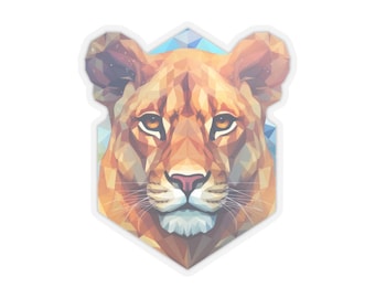 Lioness stickers,Lioness Lion Sticker;Spirit Animal Lioness sticker;Lioness spirit animal,wildlife,nature,african,mystical,lion print,decal