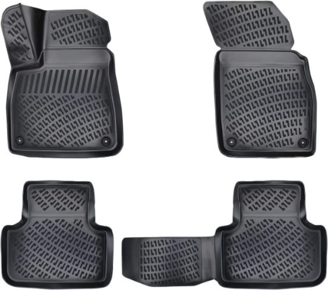Audi Q8 20182022 Floor Mats Front and Rear All Weather Custom Etsy