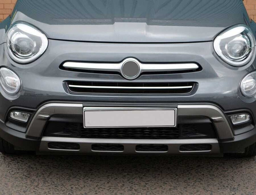 Fiat 500X Front Bumper Streamer S.steel 2015 Etsy
