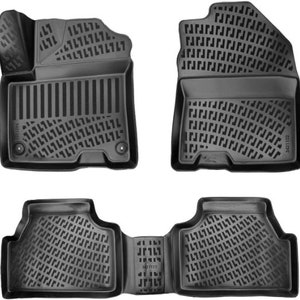 Floor Mats for Volvo XC40 2017-2023 2 Rows All Weather Rubber