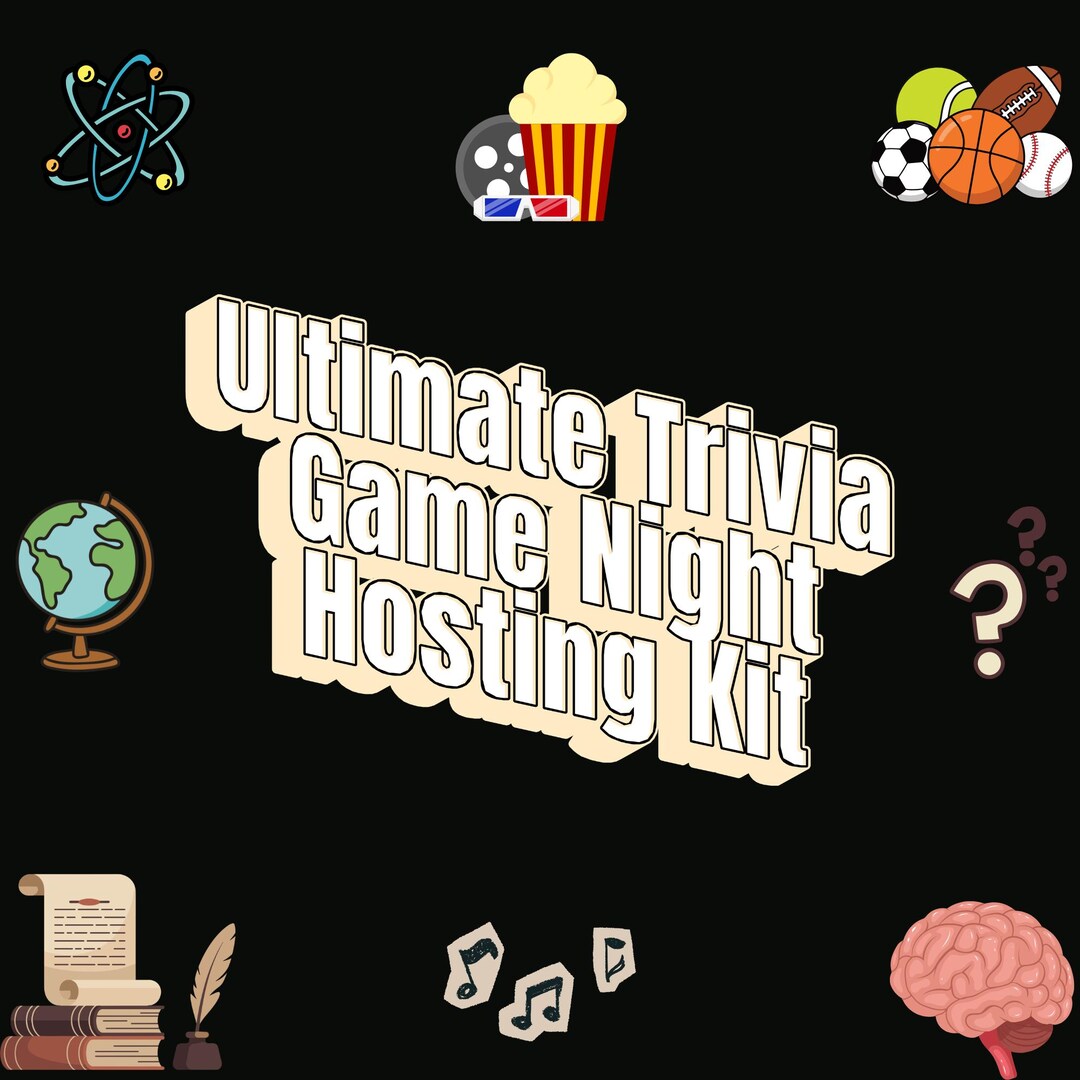 Trivia Game Night Hosting Kit — Printable Bundle | Host Guide, Score ...
