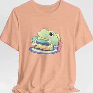 Froggy. Frog lover, Frog gift, froggy, gamer, amphibian, cute shirt, green, anime,  kawaii, cartoon