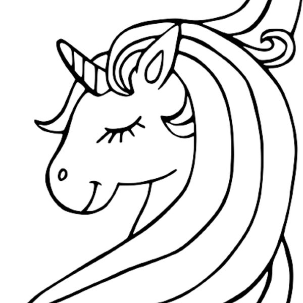 Enchanting Monochrome Unicorn: Delightful PNG Print for ETSY U.S., Digital print, Instant download, Unicorn PNG, Decoration, Party, Project