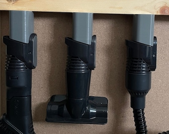 Shark Cordless Vacuum Cleaner Model IZ103 Under-Shelf Mount Accessory Holder Organiser Hook