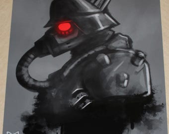 Jin-roh wolf print 17x22