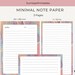 Printable Notes Page, Notes Template, Note Taking, Writing Paper, Notes ...