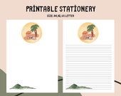 PRINTABLE Stationery Printable Writing Paper Minimalist - Etsy