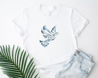 Dove shirt, Peace shirt, Peaceful shirt, Peaceful crewneck, Serenity shirt, Peace inspired shirt, peaceful vibes, Inspire peace tee