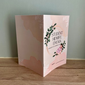 Large STUDENT MIDWIFE MORA Proficiency Notepad Pink - A5 Saddle ...