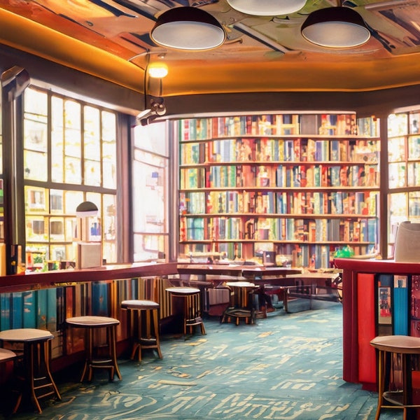 Zoom Coffee Shop Background Etsy