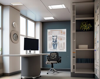 Doctor&#39;s Office - Instant Download High-Quality Teams or Zoom Virtual Background for Remote and Work From Home Professionals