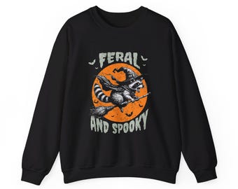 Feral and Spooky Rundhals-Sweatshirt