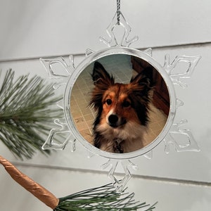 Custom Christmas Photo Ornament