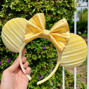 Sunkissed, Yellow Mouse Ears, Minnie Mouse Inspired, Theme Park, Magical