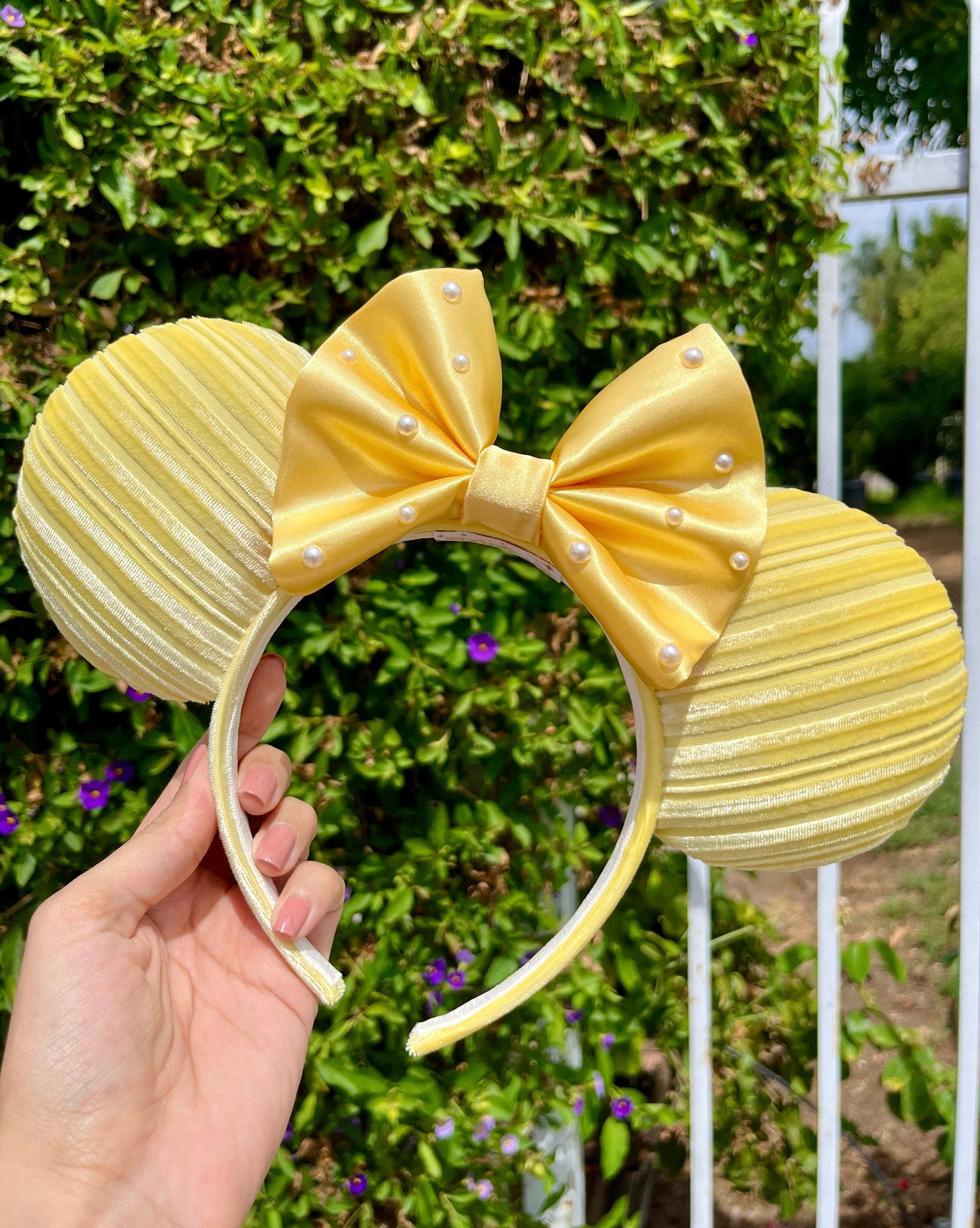Sunkissed, Yellow Mouse Ears, Minnie Mouse Inspired, Theme Park, Magical