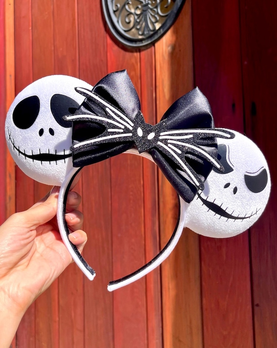 Halloween theme Minnie ears that I made! Halloween Inspired Mouse Ears, Minnie Ears, Mickey Ears  main image 2