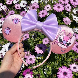 Angelic Experiment, Lilo and Stitch Inspired Ears, Minnie Mouse Inspired, Mouse Ears, Stitch, Experiment 624 Inspired, Aloha, Boojiboo