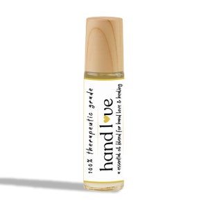 Essential Oil Roller for Hand Relief | Aromatherapy for Joint Comfort & Stiffness | Crystal Infused Wellness Blend | Hand Support Oil |