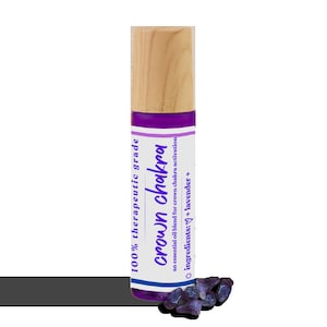 Organic Essential Oil For Crown Chakra Activation|Emotional Balancing|Aromatherapy| Chakra Activation| Meditation|Supports Focus & Clarity