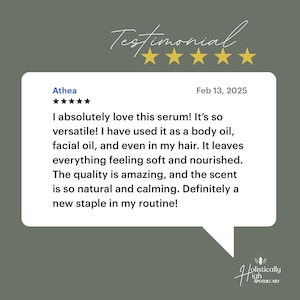 Organic Face & Body Skin Serum: Frankincense, Yarrow Pom, Castor Oil image 8