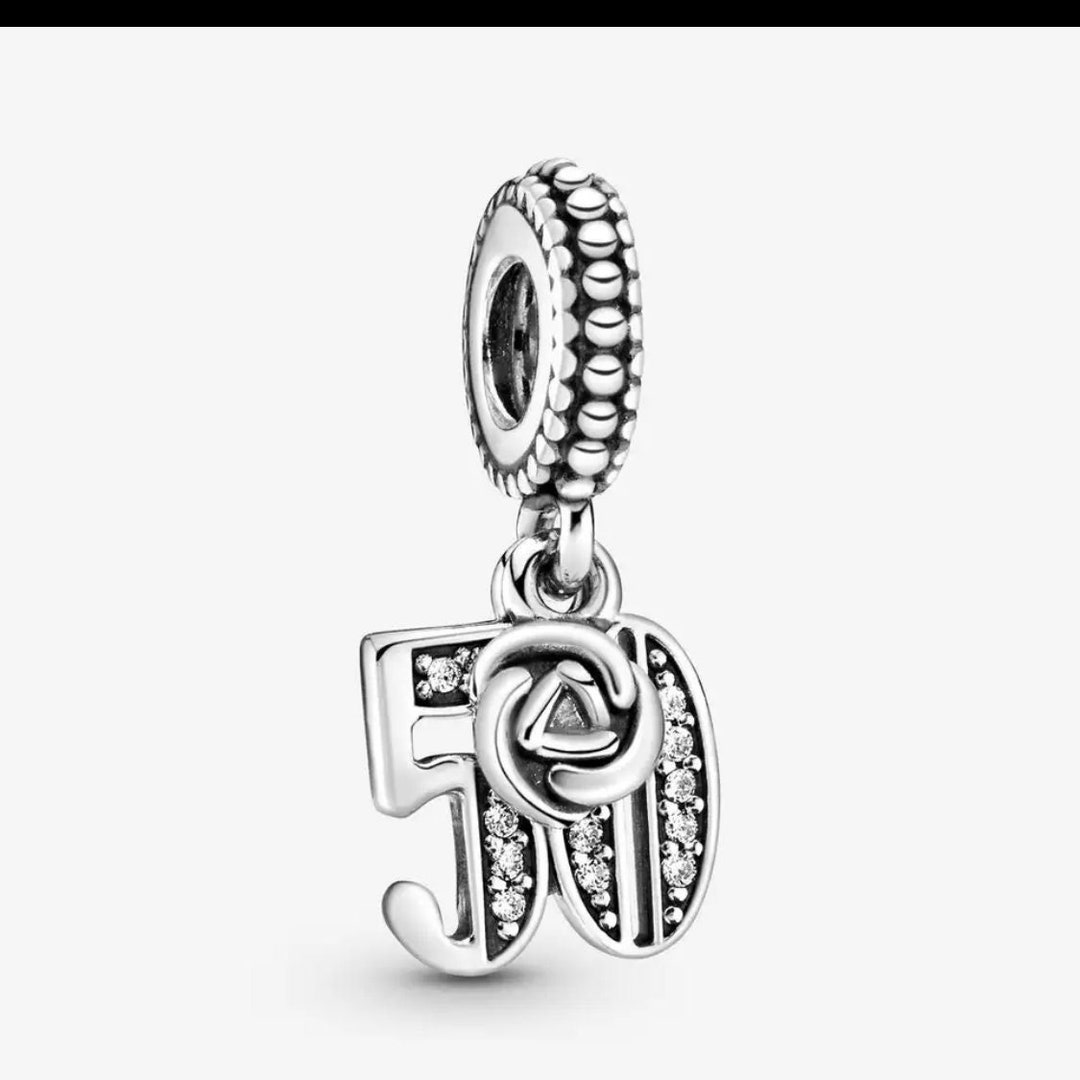 pandora 50th birthday charm