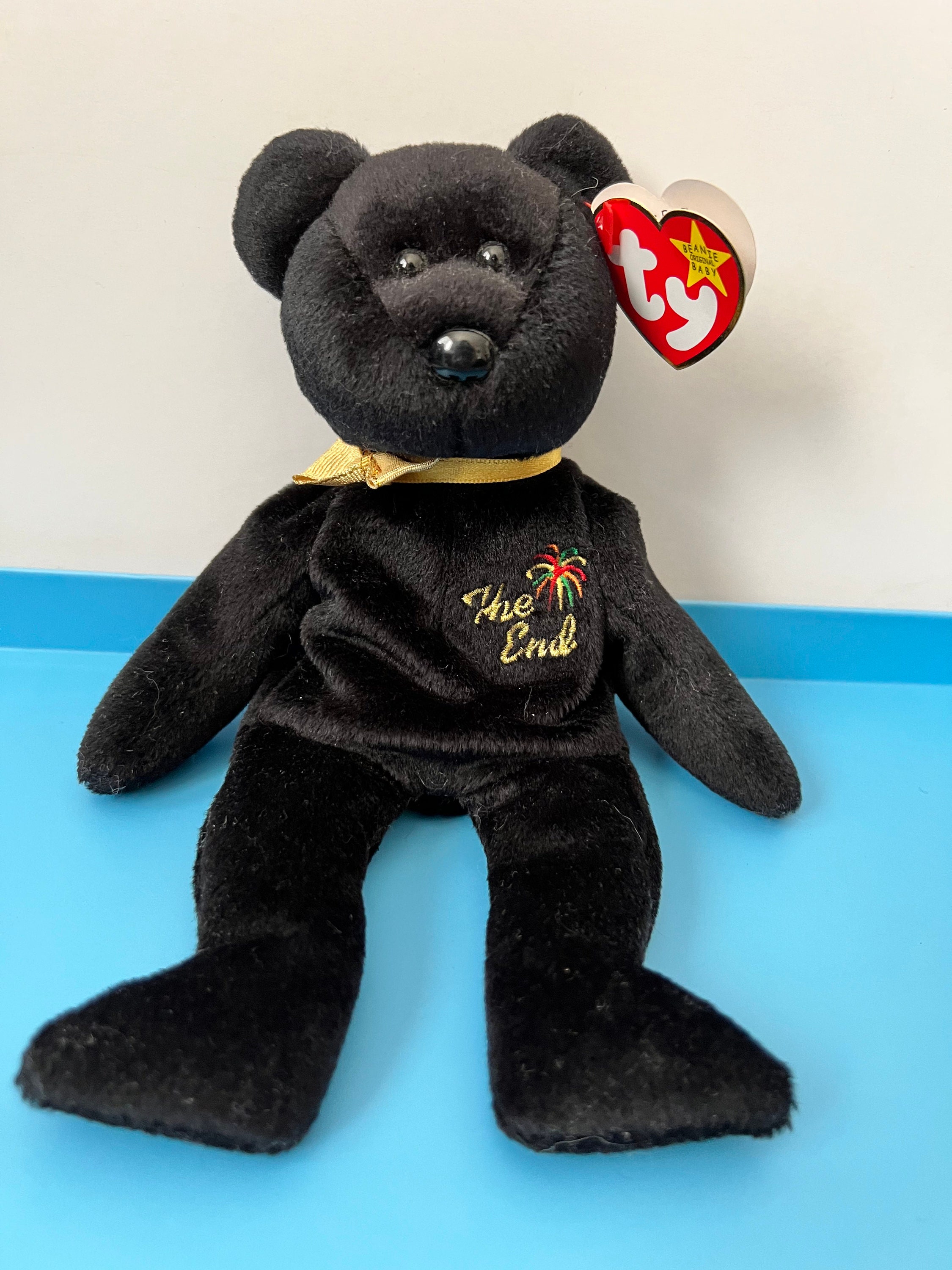 The End Bear Beanie Baby Etsy