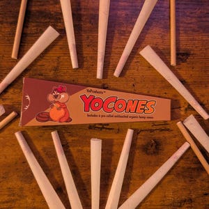 YoCones - Premium biologische hennepkegels - 5 pakjes - 6 hoorntjes per verpakking