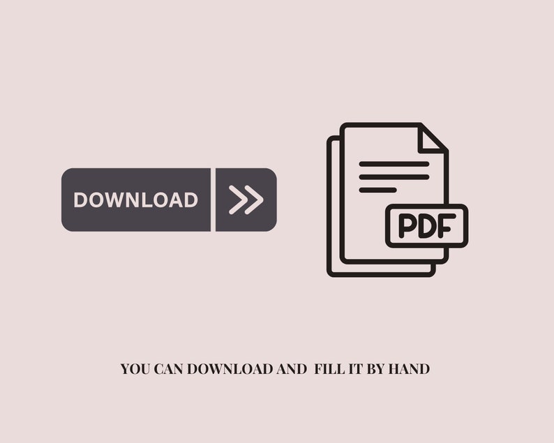 Weekly Planner PDF Printable Japanese Minimalist Weekly - Etsy