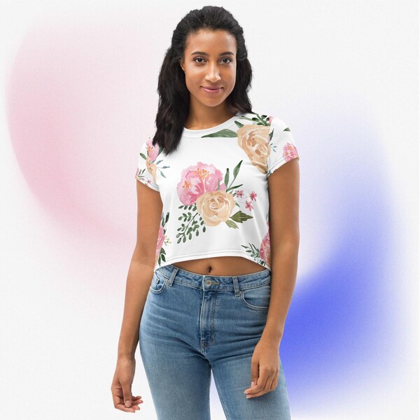 Floral Fanatic Crop Top main image 1