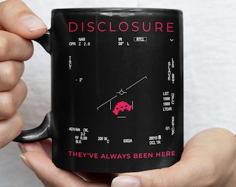 UFO Gimbal Detection-mugg: Gåva till en utomjordingsentusiast