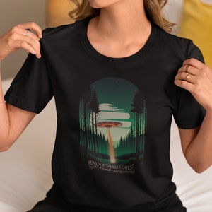 Rendlesham Forest UFO T shirt, Britain's Roswell, Sci-Fi Lover Present, X-Files Inspired, Science Geek gift, We are not alone, Area 51 image 6