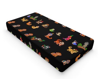 Animal Print Baby Changing Pad Cover