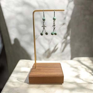 Ancient Roman Bronze Earrings; 1st or 2nd century A.D.