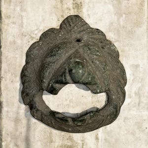 Ancient Roman Bronze Applique Lion from 2nd Century