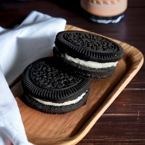 Cookie N Cream Wax Embeds, Wax cookie, Chocolate cookie, cookie embed, Fake cookie, fake food, dessert embeds
