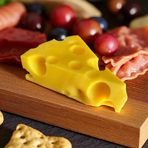 Cera per incorporare fette di formaggio realistiche, formaggio di cera, cibo finto, formaggio finto, cera incorporata, cibo che si scioglie, formaggio finto