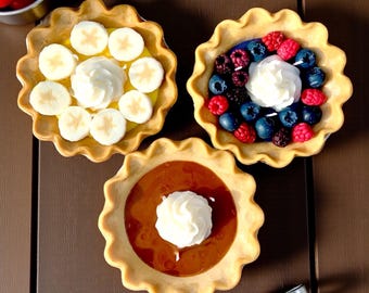 5” Whole Candle Desert Pies, Novelty Candles, Gifts, Pie Candles, Candle Gifts, Bistro, Faux Food, Food Candles