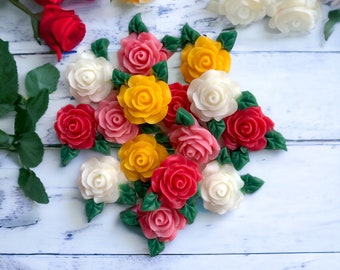 Mini Roses Wax Embeds