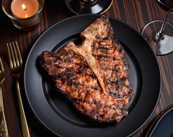 Large T-Bone Steak Wax Embed, Wax Food, Faux Food, Food Props, Fake Food, Wax Steak