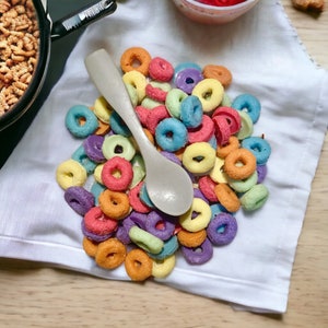 Fruit Loops Wax Embeds, Fruity Cereal, Wax Embeds, Food Embeds, Fake Food, Wax Cereal, Cereal Embeds