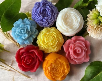 Flower Bunch Wax Embeds, Wax Flowers, Flower Melts, Candle Embeds, Faux Flower